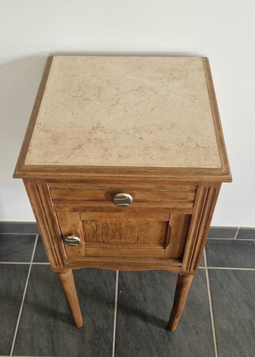Table chevet - Style Louis XVI - Chêne massif