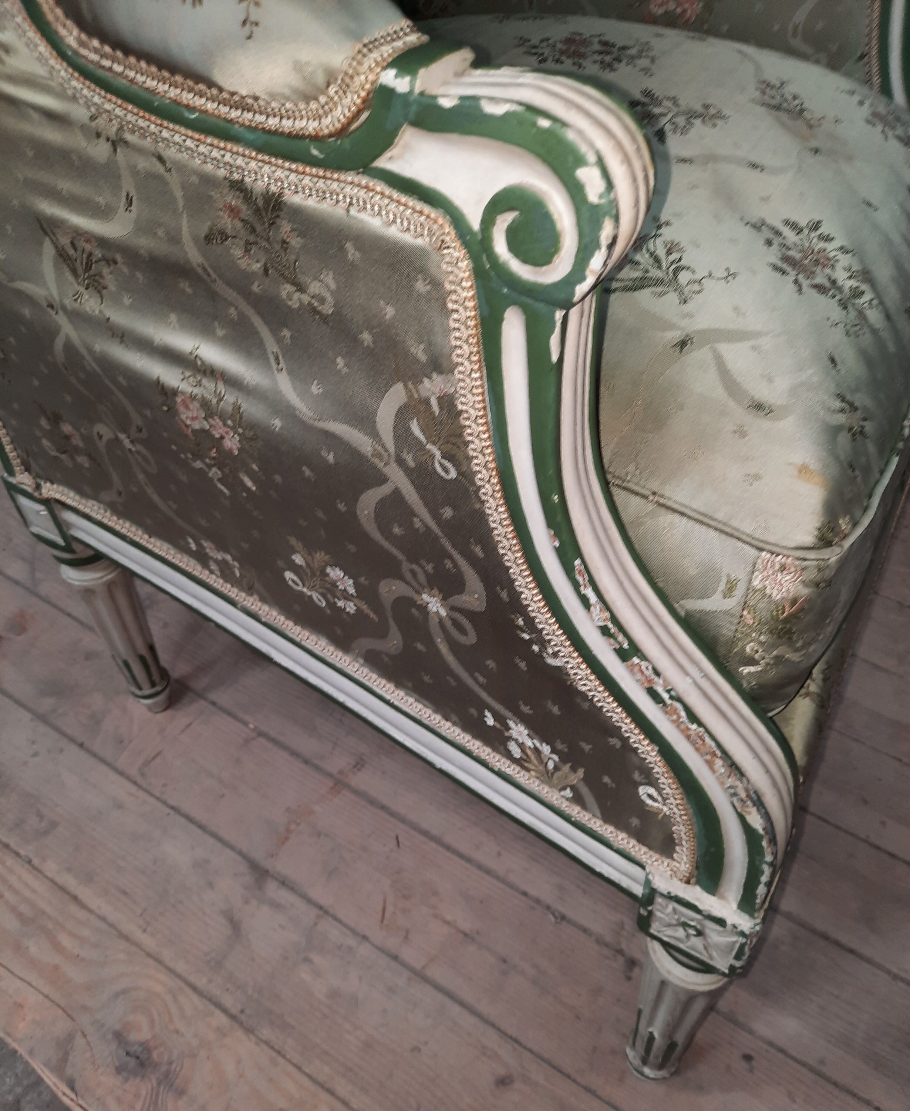 Louis XVI-style armchair