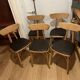(Lot) 5 chairs model Banane stamped Lutherma.