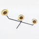Chandelier de table minimaliste, Belgique, années 1970