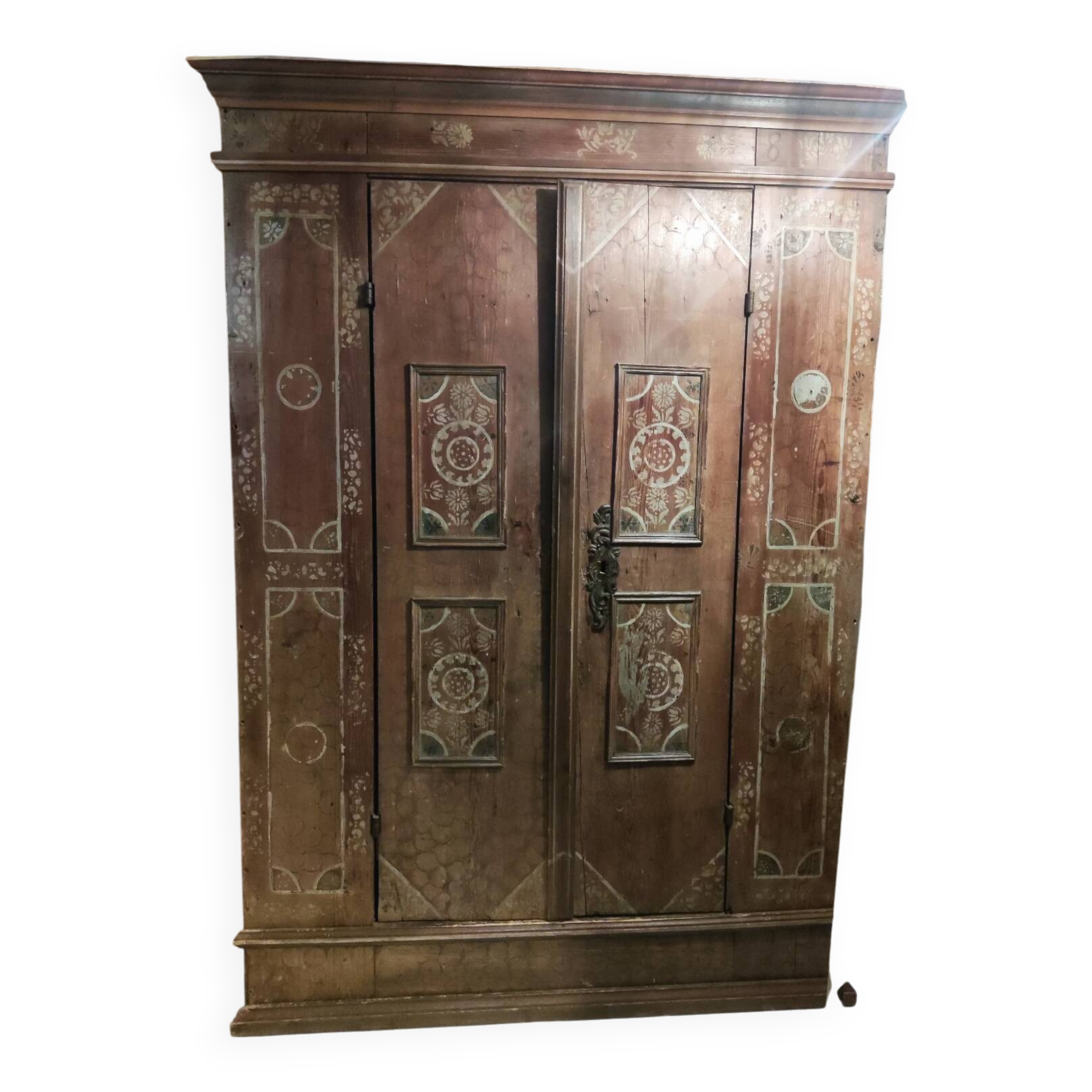 Doors of the old Alsatian wardrobe