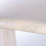 1970s Marble Dining Table on Two Marble x Feet, Germany