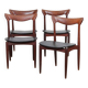 4 Scandinavian chairs by Henry-Walter Klein for Bramin, 1960