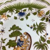 Antique decorative plate Moustiers France