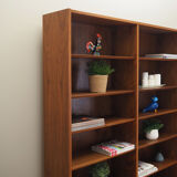 Walnut bookcase, Danish design, 1970s, production Hundevad