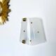 Pair of Plexiglas wall lights, 1960s
