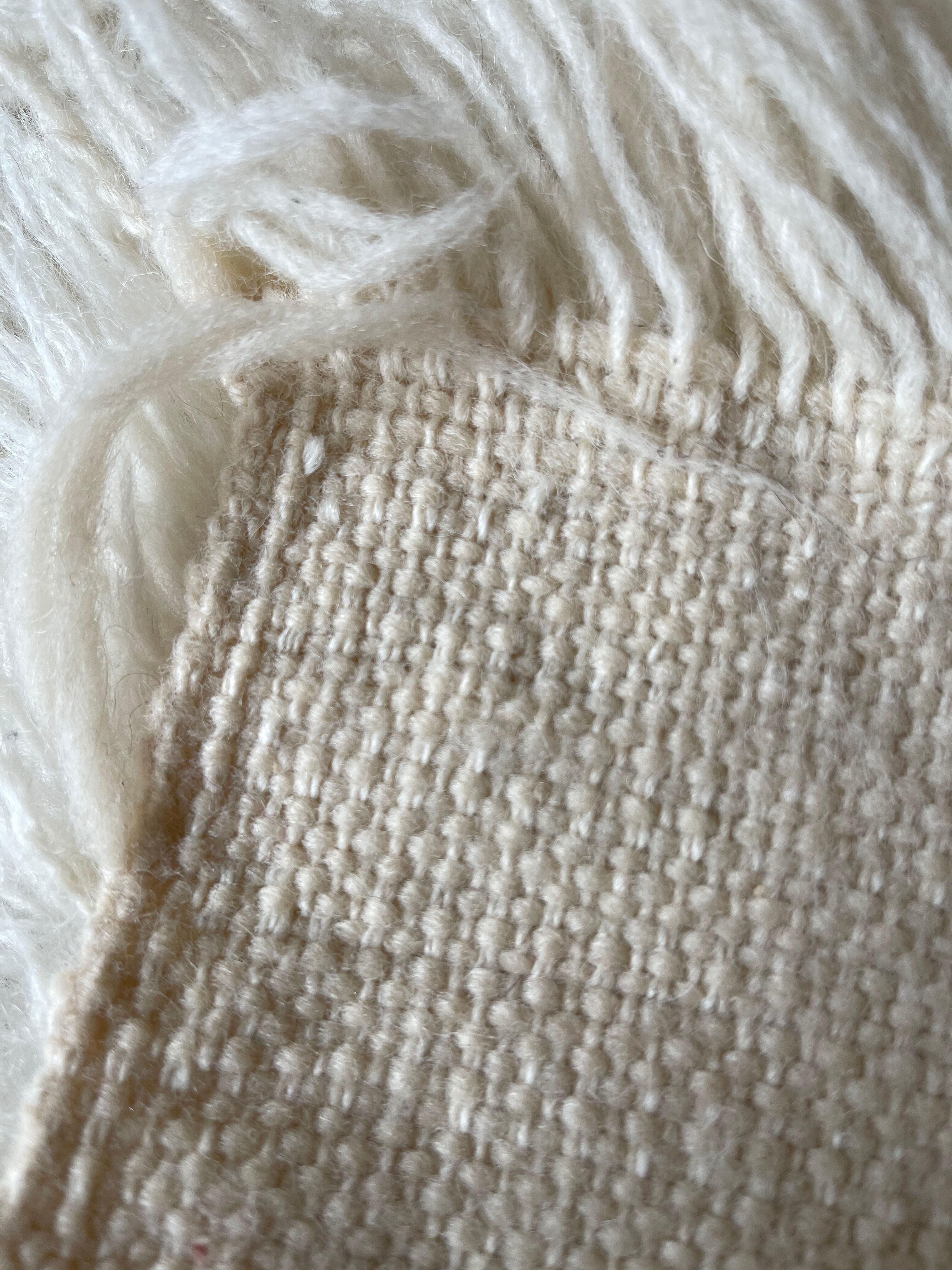 2 vintage flokati carpets