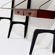 Teak Wall Unit by Louis van Teeffelen for WeBe 1950's