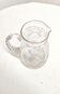 Hand-carved glass jug. France, 1950s.