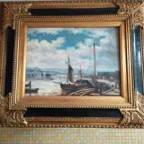 Marine painting painting