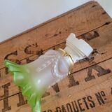 Tulip and porcelain wall lamp