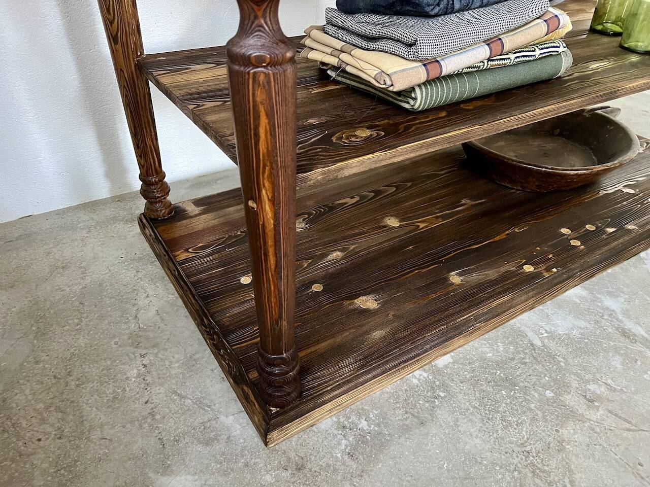 Table - 50s drapery console