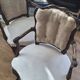 Pair of louis xv period armchairs stamped mayeux.