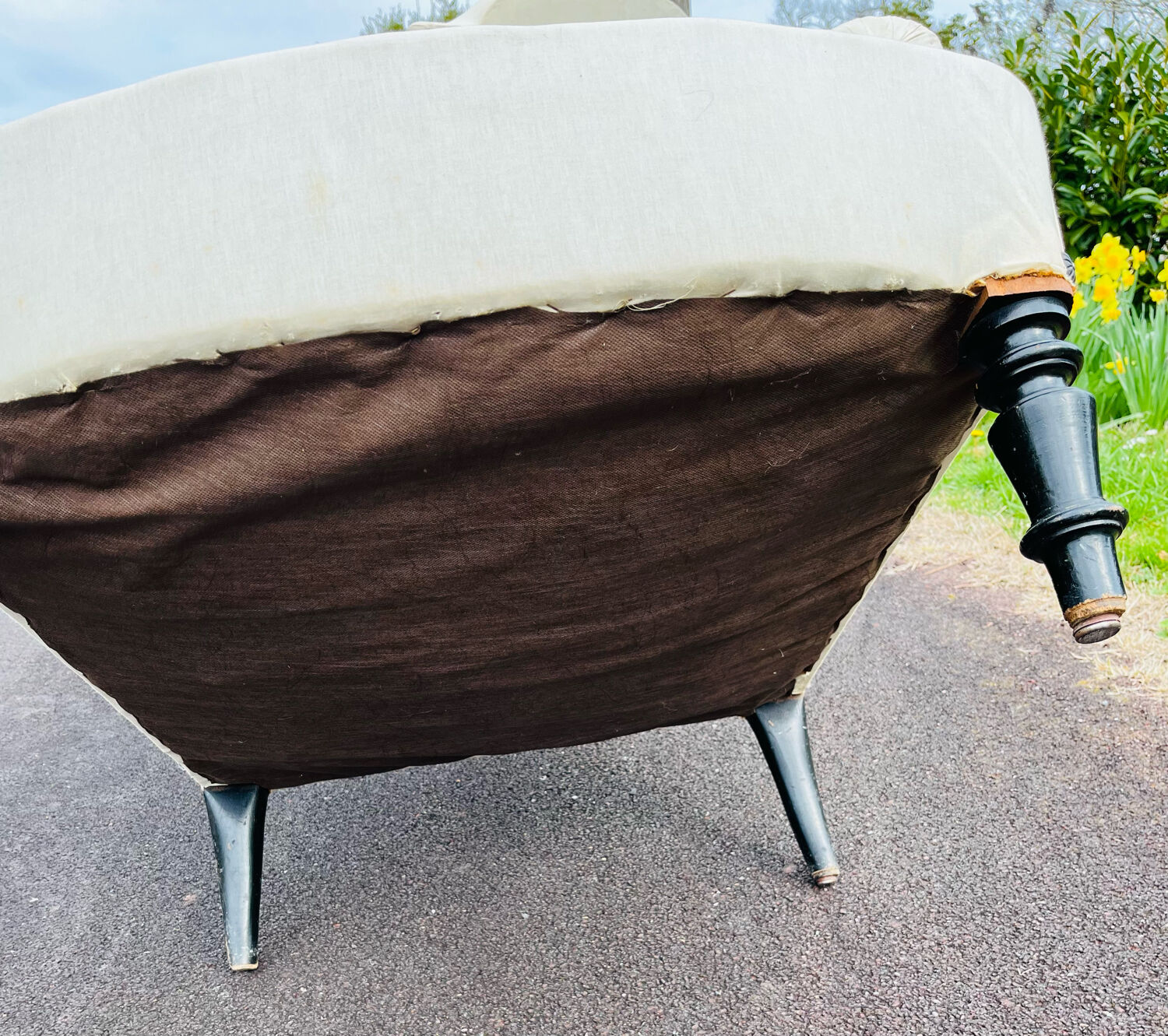 Paire de fauteuils anglais