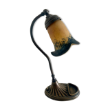 Adjustable table lamp in glass paste, 1960s