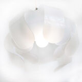 Vintage ceiling lamp in methacrylate and chrome metal, Spain, 1970