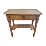 Side table bamboo wood cherry tree