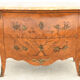 Curved chest of drawers in Louis XV style