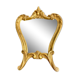 Old golden mirror