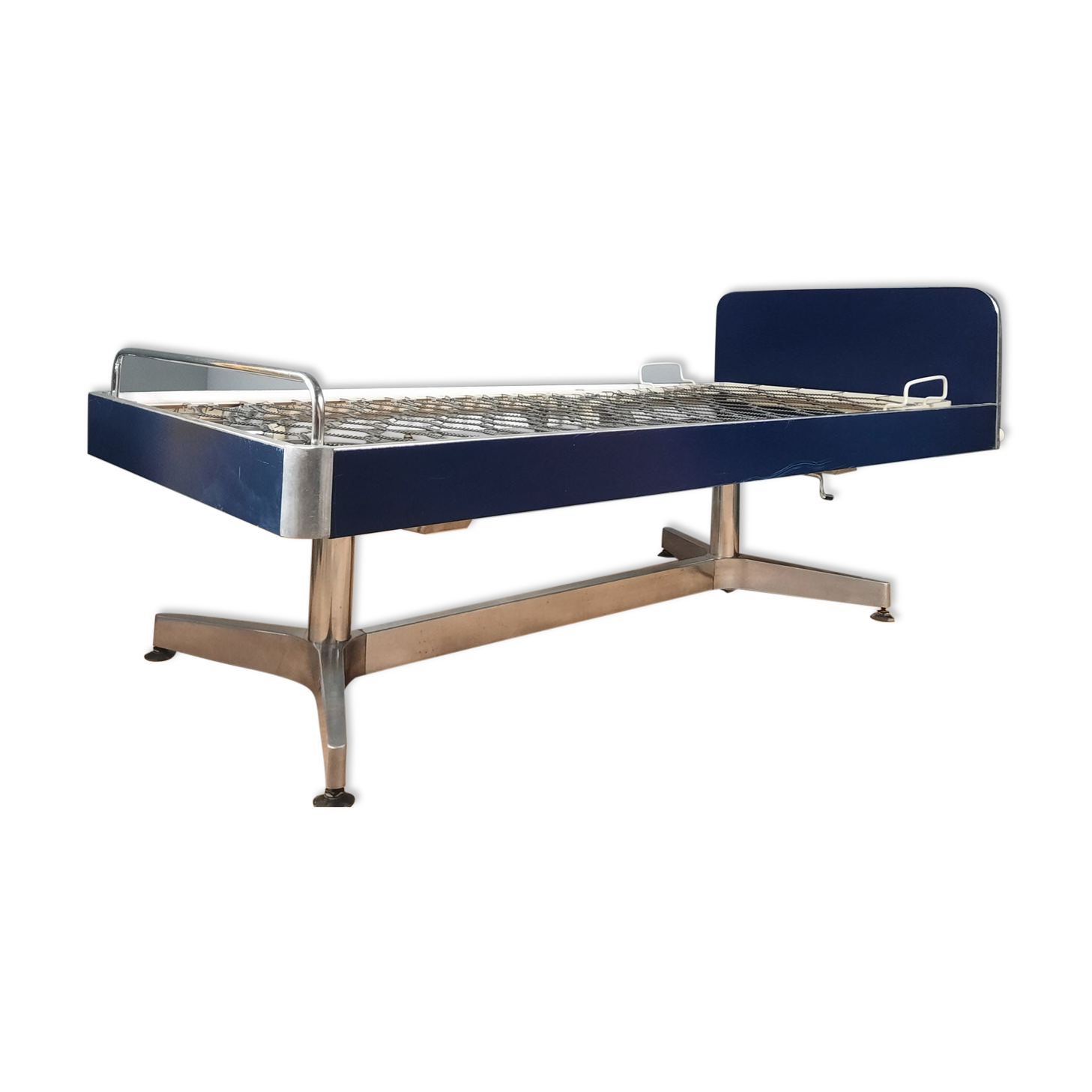 Old vintage hospital bed from the 70s