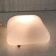 Plafonnier ou applique globe opaline carré - mid. XXeme