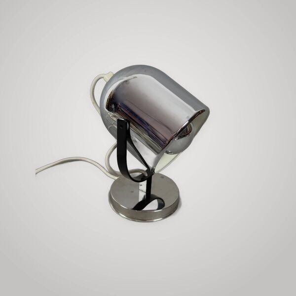 Lampe De Table Reggiani Orb Métal Occhio Design Modernariato Années 1970