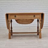 1970s, Danish design, coffee/sewing table, oak wood, original condition.