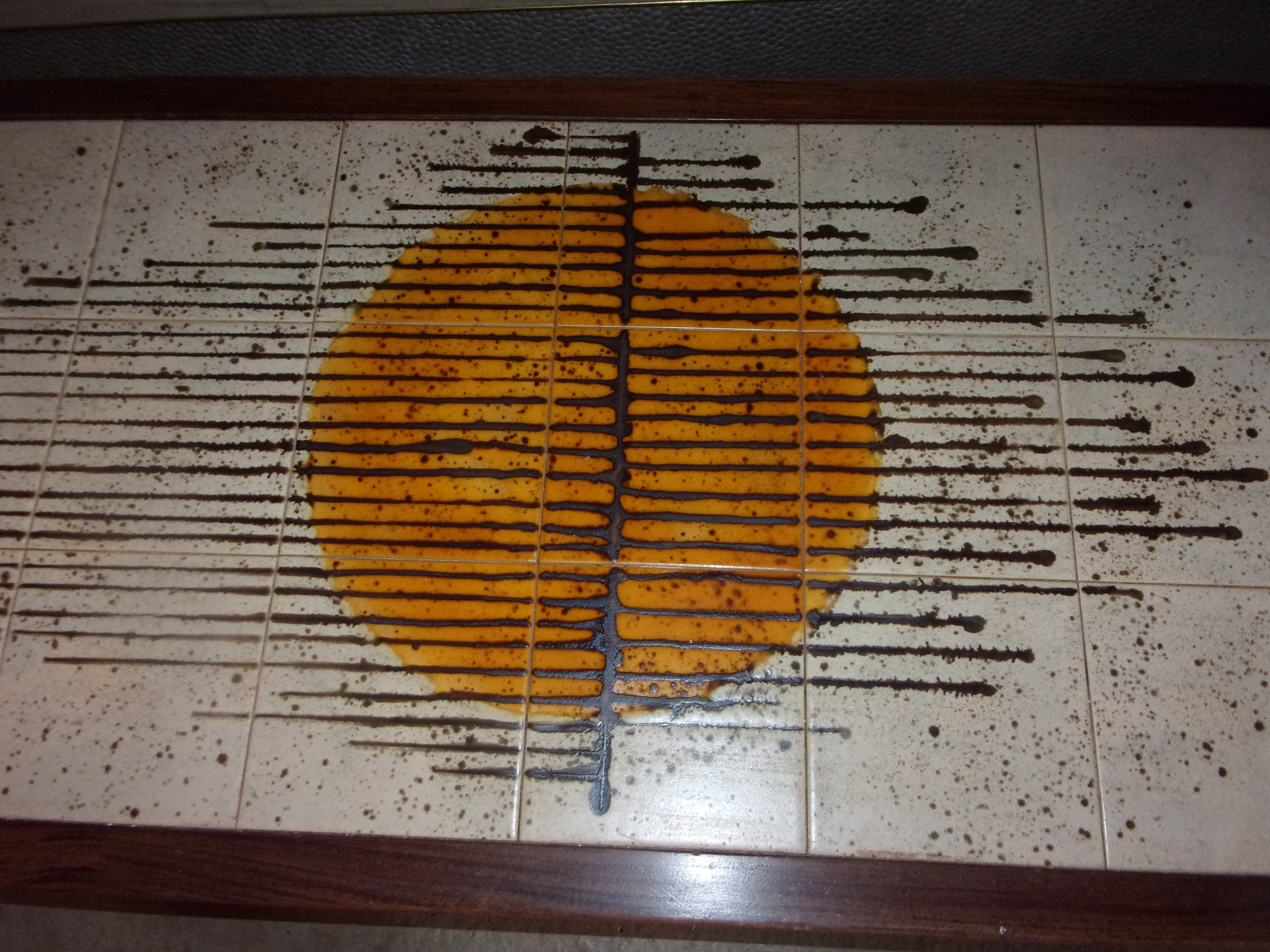 Ceramic coffee table by Jean d'Asti, 1960