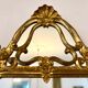 Miroir décoratif doré avec double cadre Louis XIV st., France XXe siècle