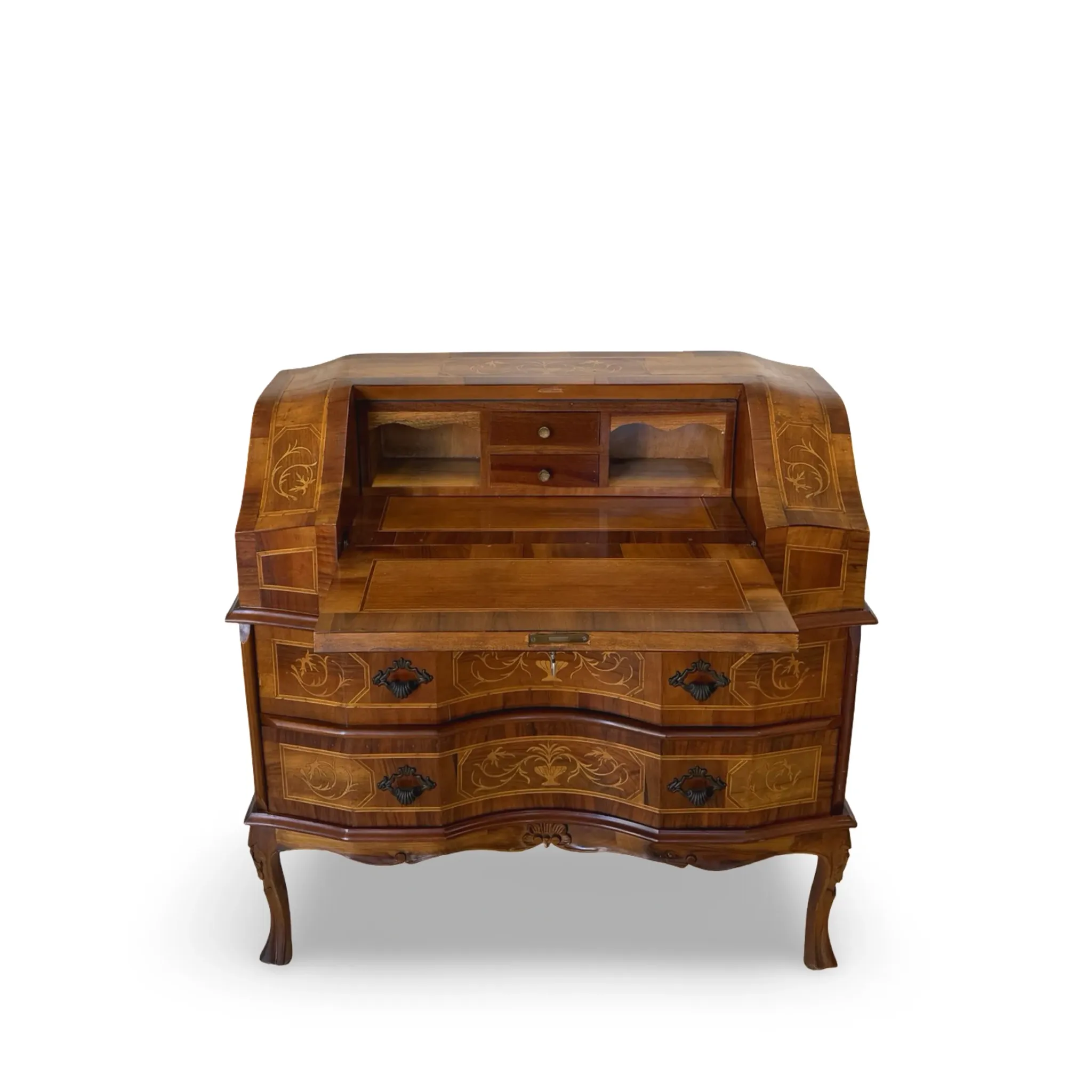 Venetian wood bureau/secretaire made in Italy in th