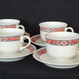 Villeroy & and Boch Rialto - 4 cups and 4 saucers