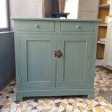 Parisian sideboard gray blue green