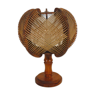Vintage wood lamp 1970