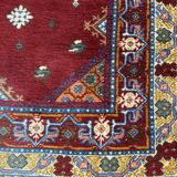 Large Handmade Kairouan Runner Rug: 0.89 X 3.80 Meters