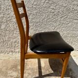 Set of 4 Scandinavian style teak chairs