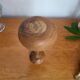 Porte chapeau en bois tourné, buis