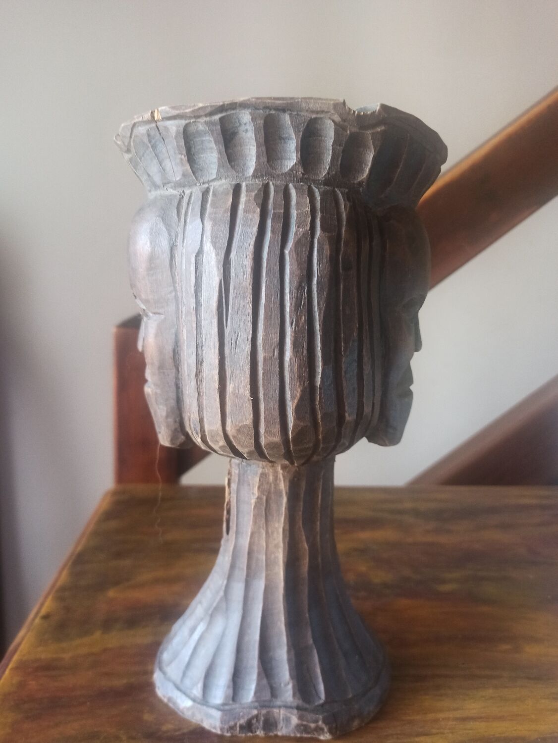 African wooden ethnic sculpture