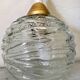 Vintage glass ball suspension