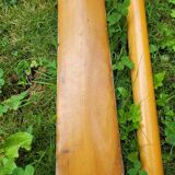Pair of wooden oars