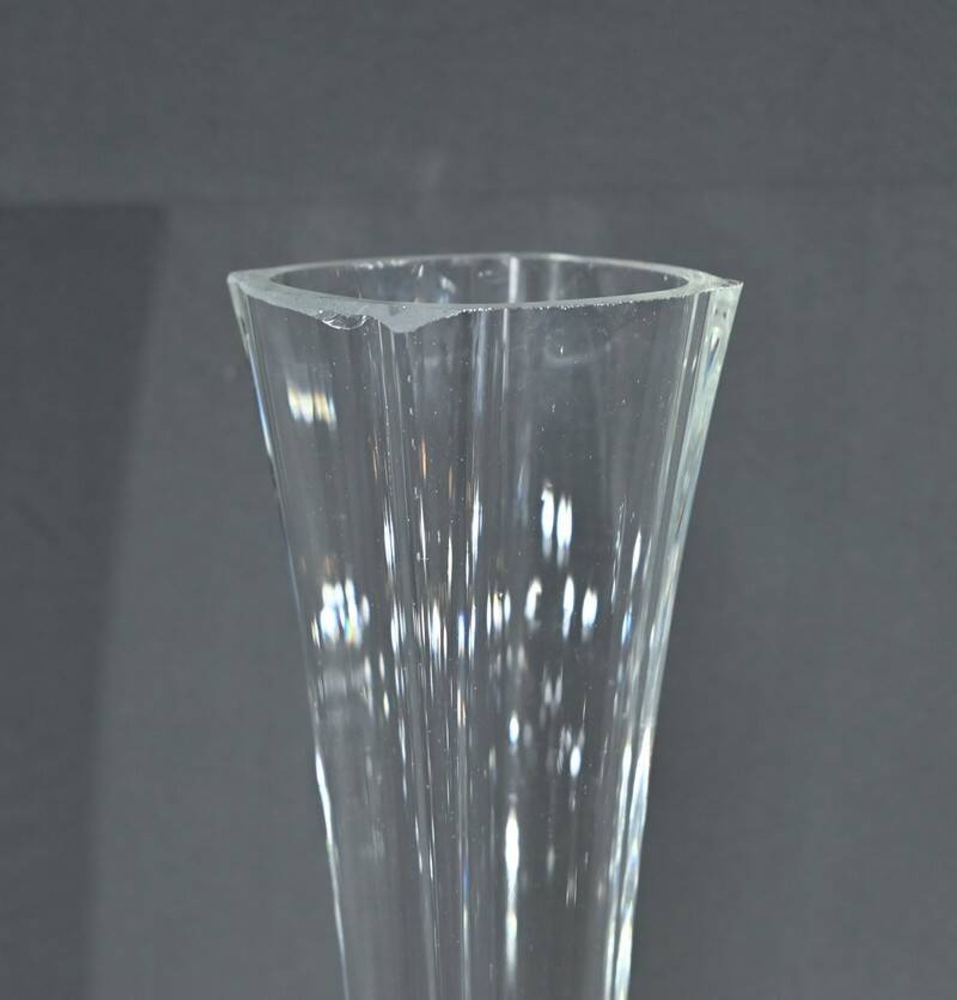 Important Vase Soliflore en Verre, époque Art Déco – 1930