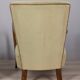 PAIR OF VINTAGE 1940S ARMCHAIRS IN WOOD AND FABRIC, ITALIAN DESIGN