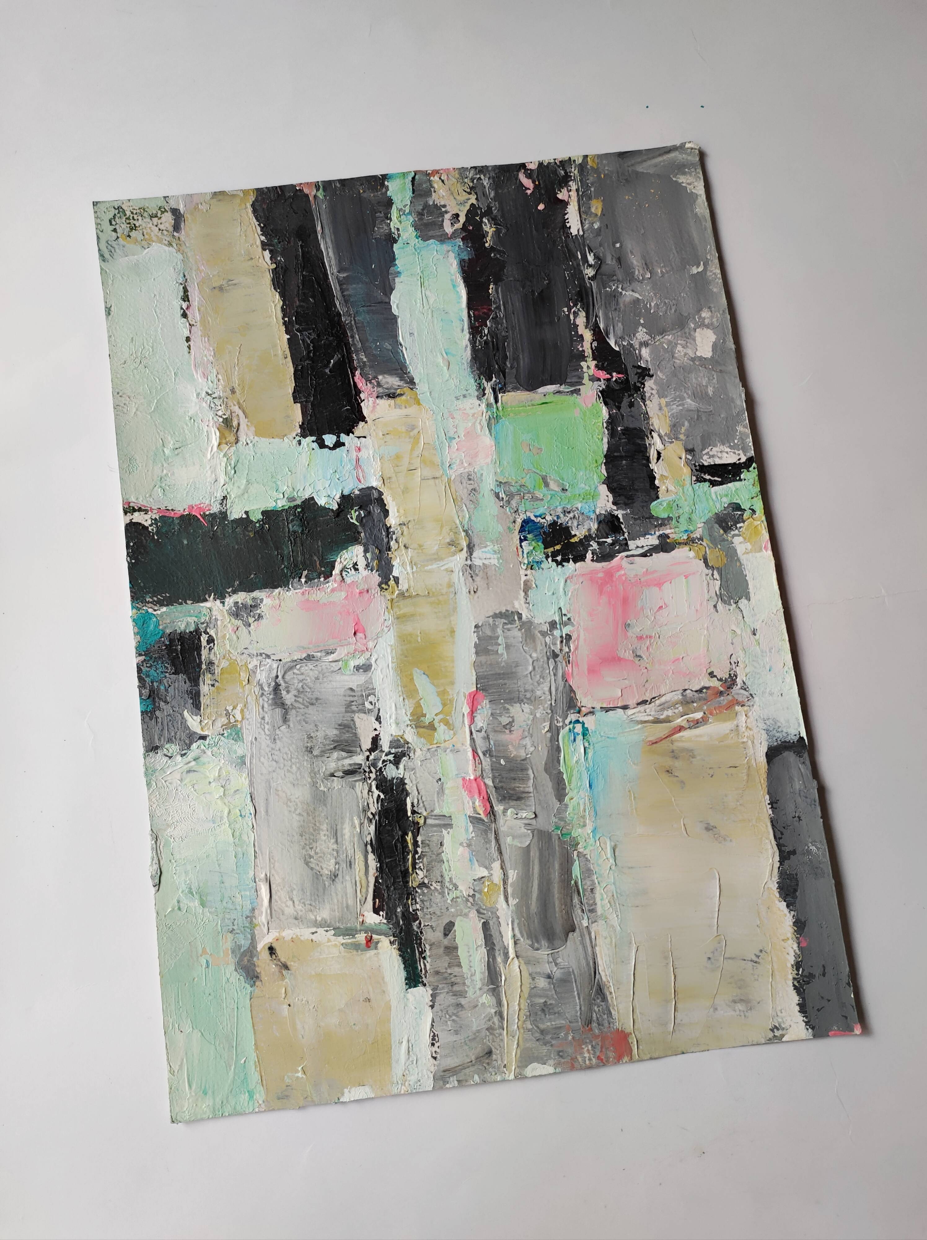 Original abstract urban landscape