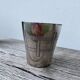 Timbale verre argenté art déco
