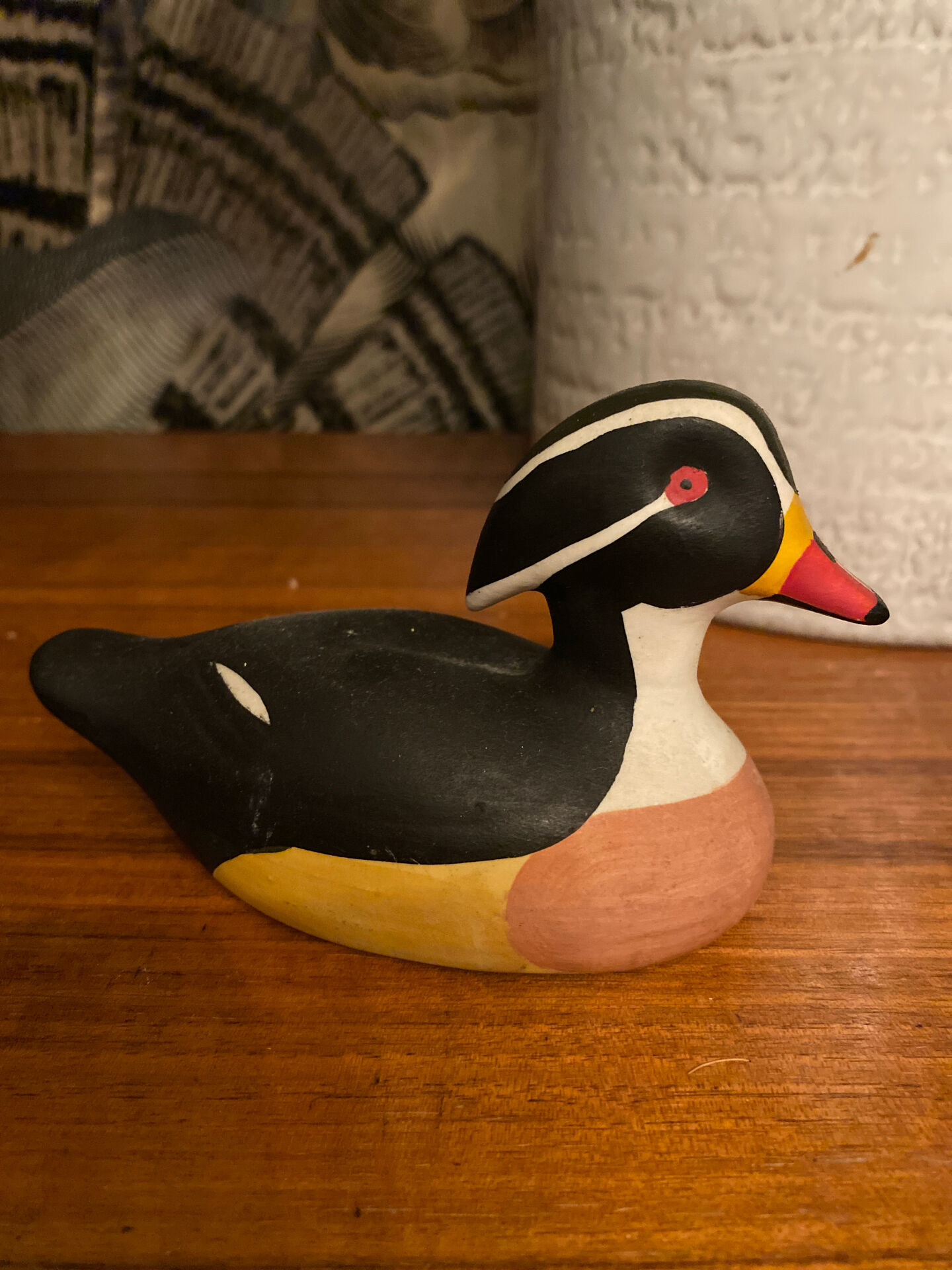 Set of two ceramic ducks