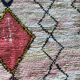 Berber carpet Boucherouite 215 x 150 cm