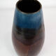 Ceramic vase with blue and brown glaze by an unknown Danish artist