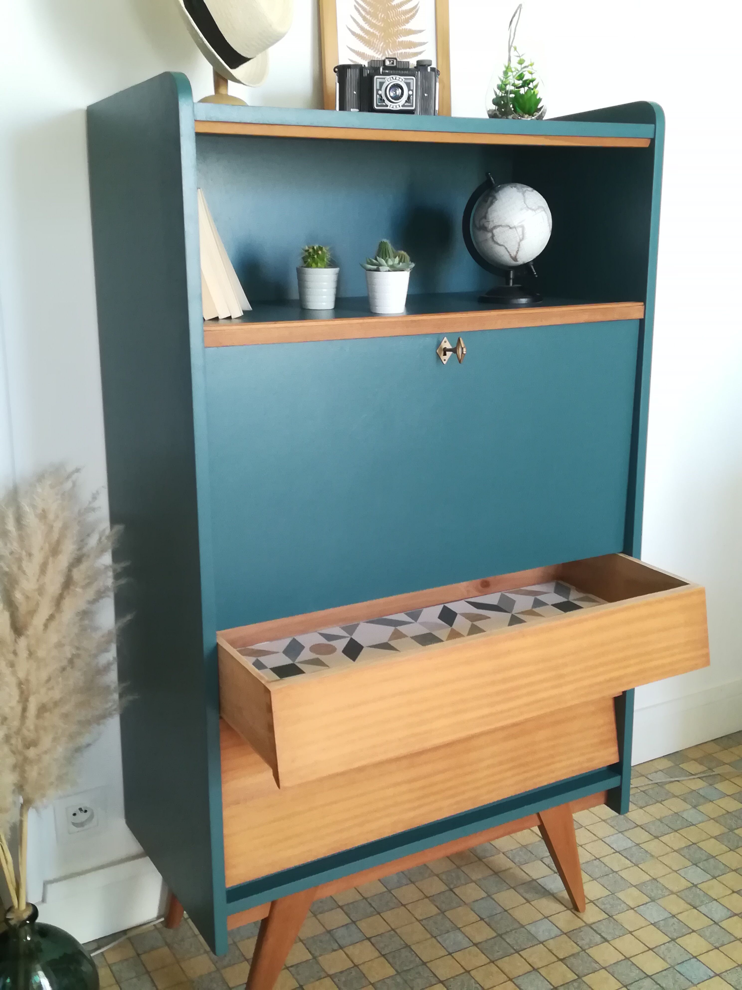 Vintage secretary 50s