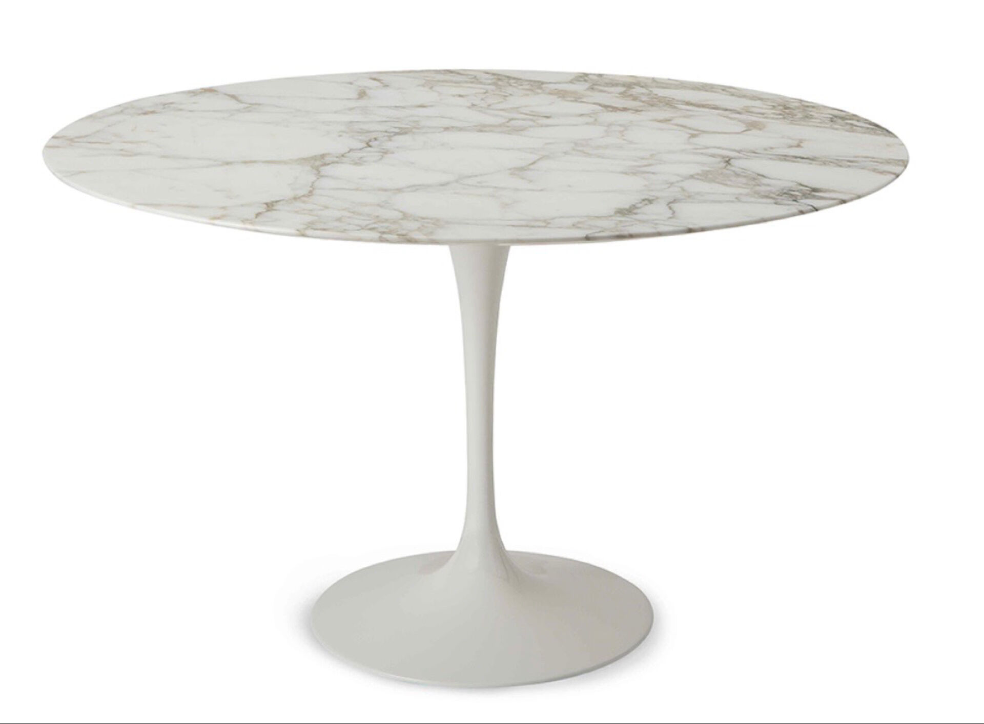 Table tulipe en marbre de Carrare