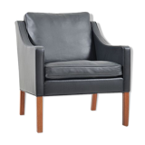 Padded of Borge Mogensen leather chair model 2207