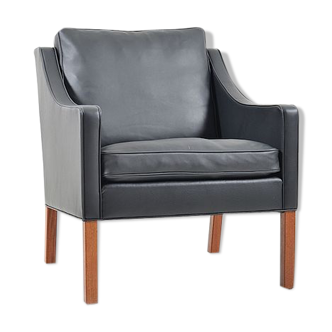 Padded of Borge Mogensen leather chair model 2207